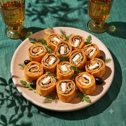 Wrap halloumi