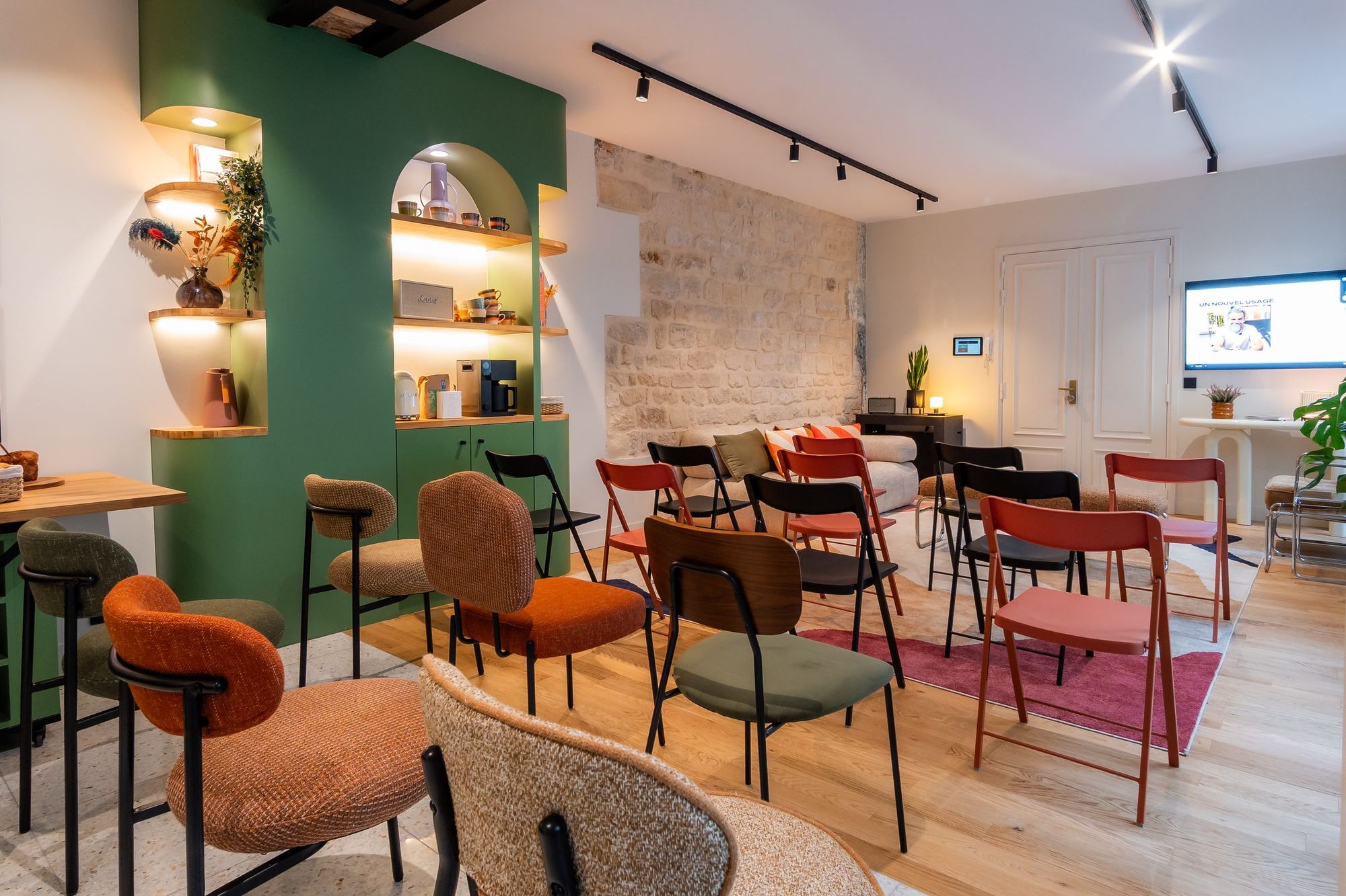 La maison en configuration atelier