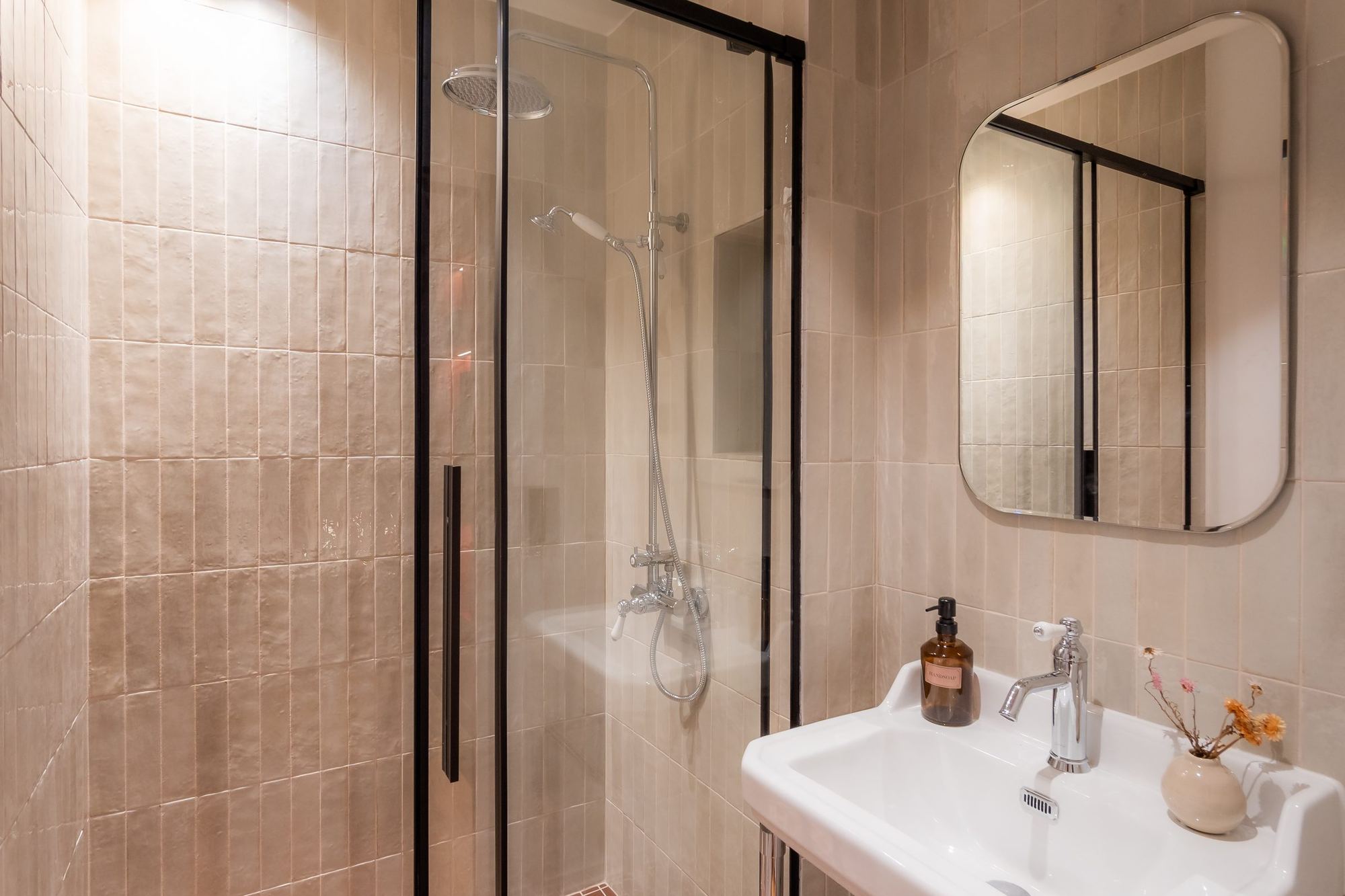 La douche à l'italienne